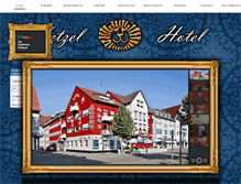 Tablet Screenshot of hetzel-hotel-stuttgart.de